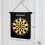 Magnetic Dart Board Game Set Reversible Rollup Dartboard with 6 Darts 9