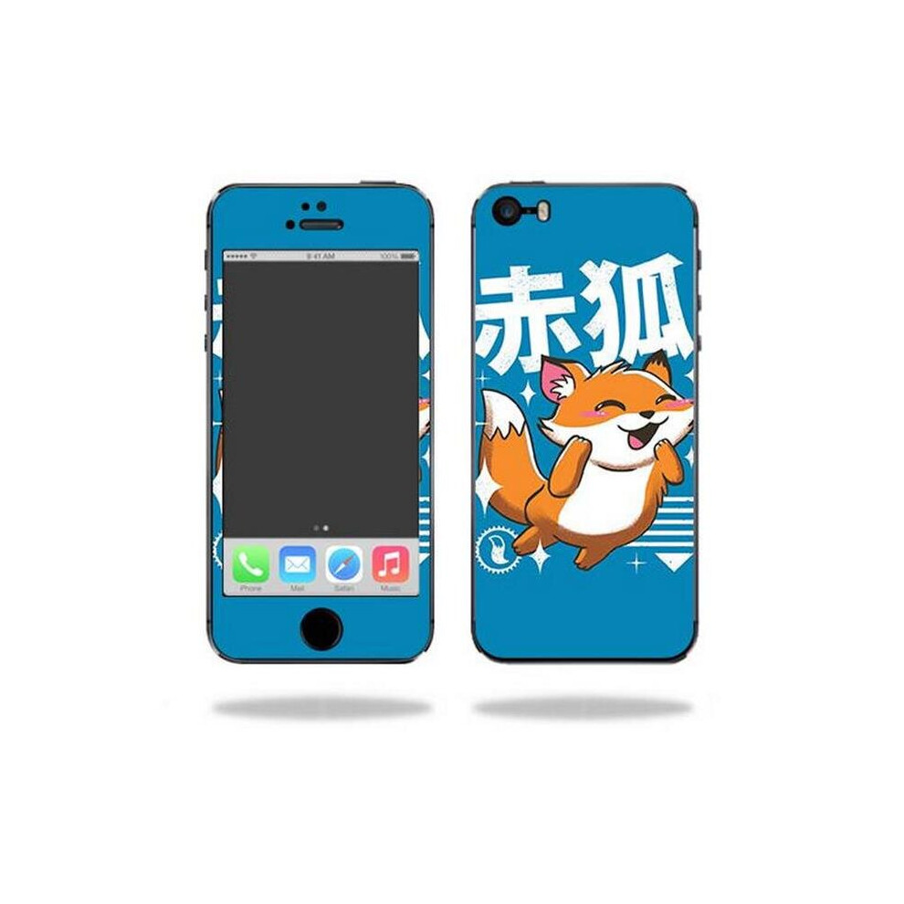 MightySkins APIPH5S-Fox Kawaii Skin Decal Wrap for Apple iPhone SE Sticker - Fox Kawaii-image-OPC-PB2W9WM-NEW