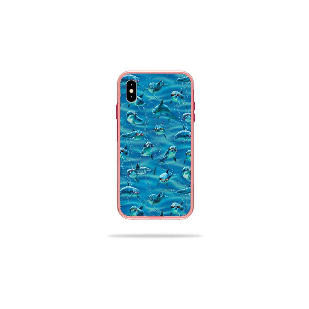 MightySkins LIFSLIPXSM-Dolphin Gang Skin Decal Wrap for LifeProof SLAM iPhone XS Max Case Sticker - Dolphin Gang-image-OPC-PB2WCQ5-NEW