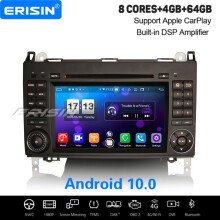 8-Core Android 10 CarPlay Car Stereo DSP Satnav For Mercedes-Benz A/B Class Viano Vito Sprinter VW Crafter