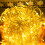 5FT Artificial Christmas Tree with Red Fruit Metal Stand 300 Lights 10