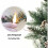 6FT Artificial Christmas Tree with Red Fruit Metal Stand 300 Lights 7
