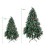 5FT Artificial Christmas Tree with Red Fruit Metal Stand 250 Lights 6