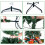 5FT Artificial Christmas Tree with Red Fruit Metal Stand 250 Lights 11
