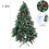 5FT Artificial Christmas Tree with Red Fruit Metal Stand 250 Lights 5