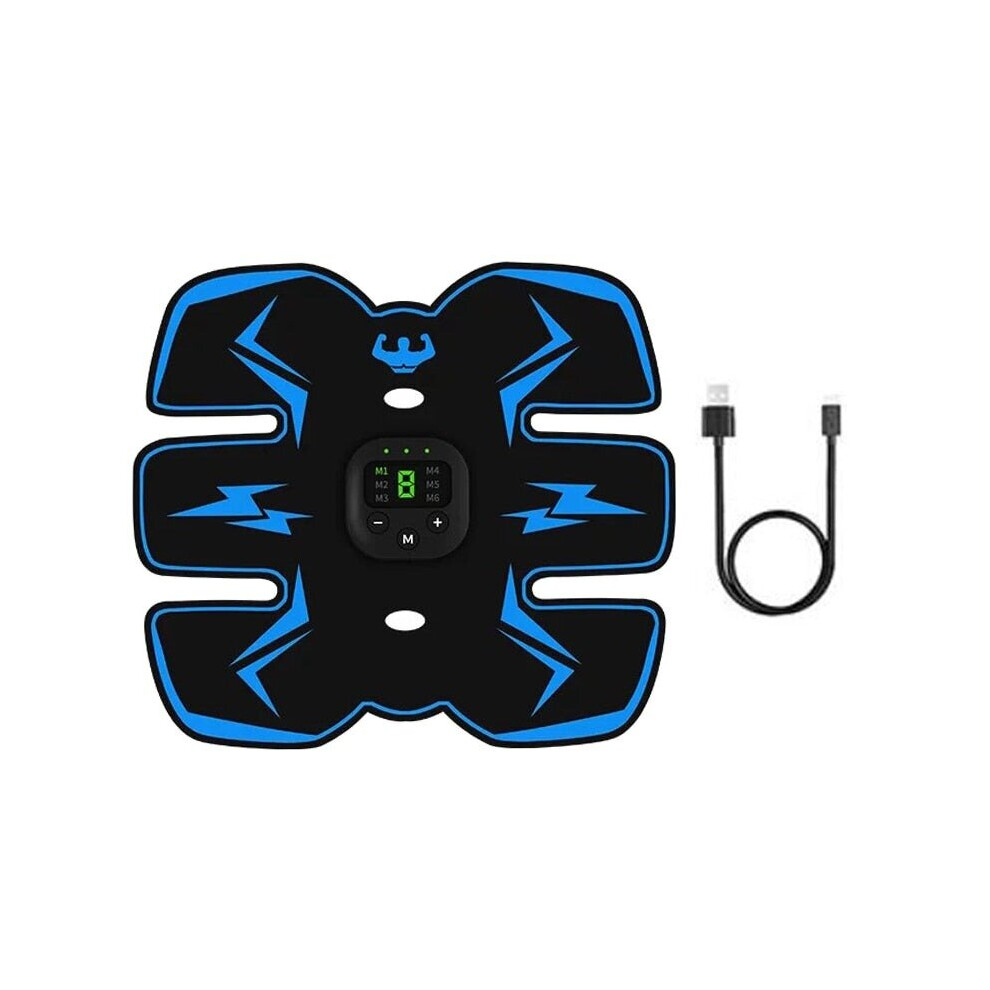 (M1) EMS Wireless Muscle Stimulator Trainer Smart Fitness Abdominal Training Electric Weight Loss Stickers Body Slimming Massager-image-OPC-PB2WRCS-NEW