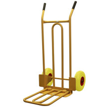 Heavy Duty Folding and Fixed Toe Sack Truck - 200kg Capacity - with Puncture Proof Wheels