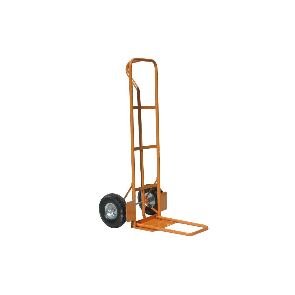 Folding Toe High Back P Handle Truck - 200Kg Capacity - With Pneumatic Wheels 5060139810814