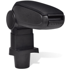 vidaXL Car Armrest Black for Toyota Yaris (2008) Arm Rest Centre Console Car