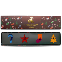 Christmas Men's Knitted Bamboo Socks UK 7-11 Festive Drawer Gift Box 4 Pairs