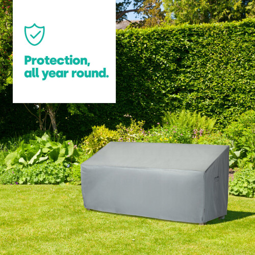 LIVIVO Heavy Duty 3 Seater Garden Bench Seat Cover Waterproof
