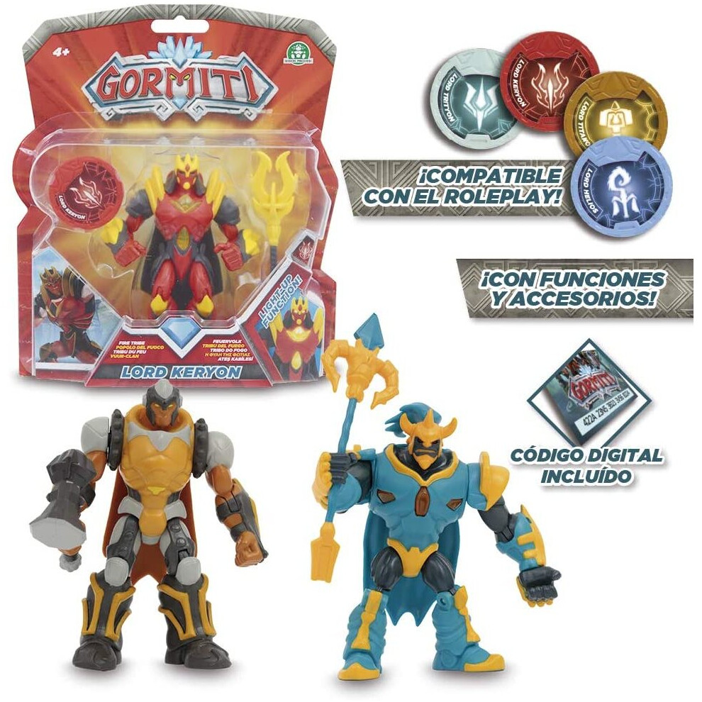 Gormiti???12?cm articulated action figures with Function, Assorted Models (Giochi Preziosi grm02000)-1 Piece