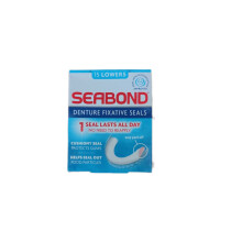 6 X Seal Denture Adhesive Fixative Seabond AllDay StrongHold 15 Lowers