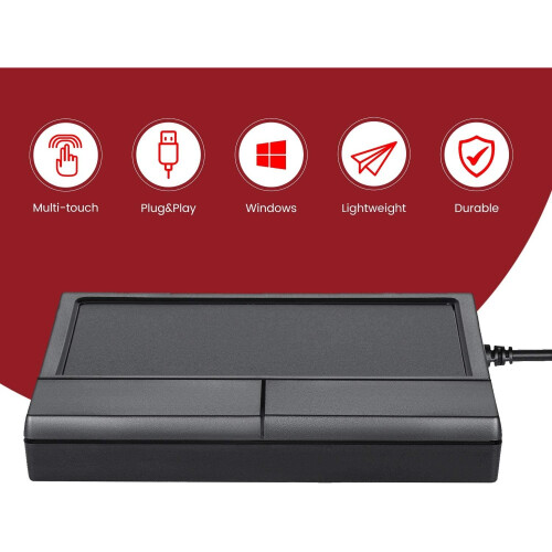 perixx PERIPAD-504 Wired Touchpad ? USB ? 120 x 90 x 19 mm ? Scroll and Point Function 1