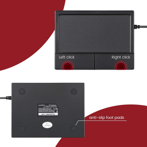perixx PERIPAD-504 Wired Touchpad ? USB ? 120 x 90 x 19 mm ? Scroll and Point Function 2
