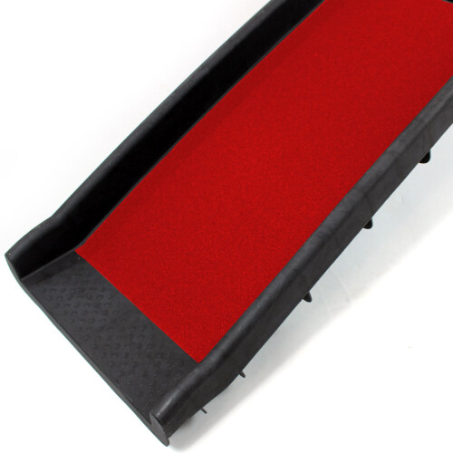 Actiaspet Folding Pet Ramp with Red Grip Surface Portable 1