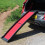 Actiaspet Folding Pet Ramp with Red Grip Surface Portable 4