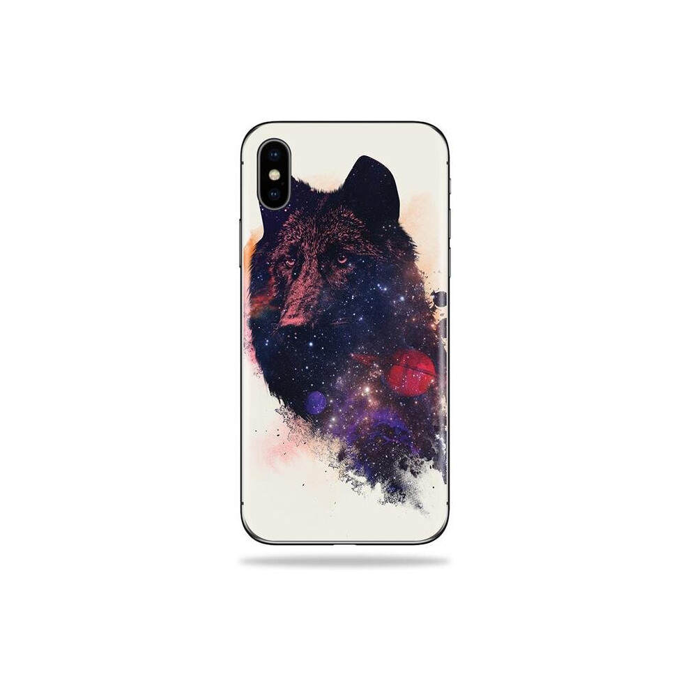 MightySkins APIPHXS-Universal Wolf Skin Decal Wrap for Apple iPhone XS Sticker - Universal Wolf-image-OPC-PB2XPK8-NEW