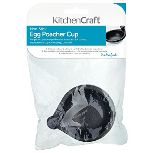 KitchenCraft Non Stick Egg Poacher Cup for Single Egg, Metal, 7 cm 2