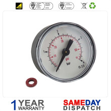 HTS Boiler Pressure Gauge Compatible With Ideal Boiler Pressure Gauge 175679