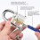 Diyife Lock Pick Set, [26 Pieces] Premium Practice Lock Picking Tools with 2 Transparent Training Padlock for Lockpicking,Guide for Beginner and 3