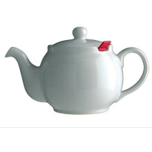 London Teapot Company-Chatsford 4-Cup Teapot with One Red Filter, White