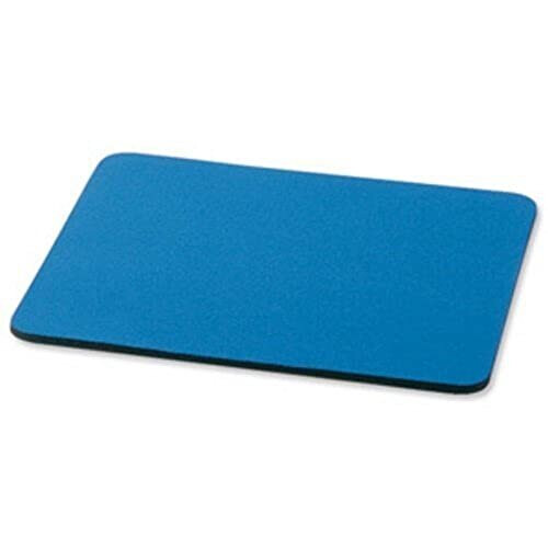 5 Star Office 5 Star Mouse Mat with 6mm Rubber Sponge Backing 248x220mm Blue