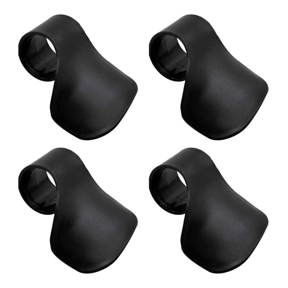 4 Pcs Throttle Assist Cruise Control Grip Black ABS Handlebar Rocker Thumb Rest for Motorbike