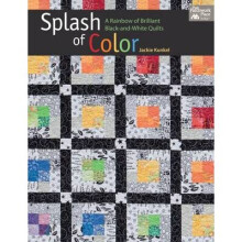 Splash of Color A Rainbow of Brilliant BlackAndWhite Quilts That Patchwork Place