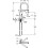 Grohe GROHE 31489000 Pull-Out Spray Feel Single-Lever Kitchen Mixer, Chrome 3