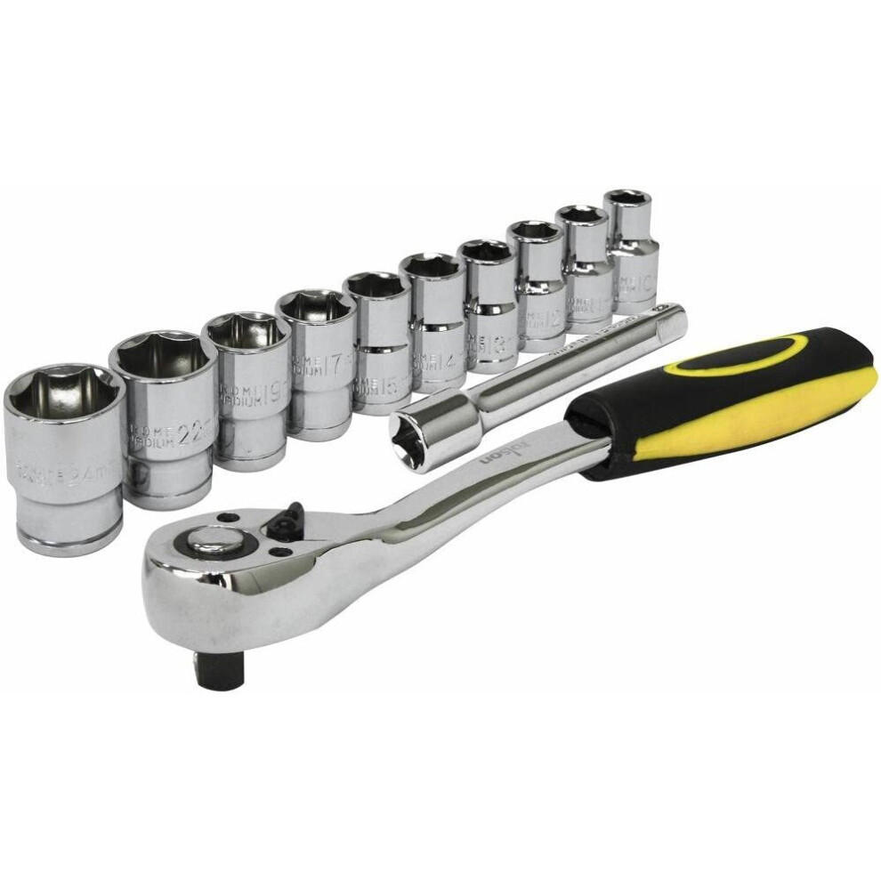 Rolson 38653 Cob Worklight+ 1W Torch, 3W, Black