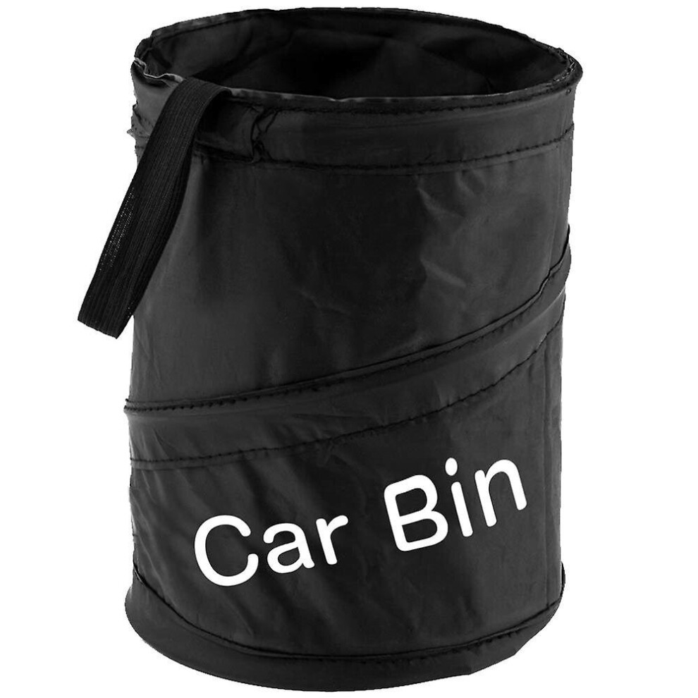 Foldable Waterproof Car Bin Garbage Holder For Car Hanging Litter Trash Can Light 768643458847