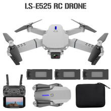 LS-E525 4K Dual-Camera WiFi FPV RC Drone Quadcopter - Palm-Sized, Gesture Photo/Video, Route Tracking, 15-Min Flight