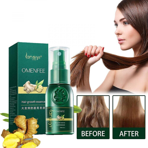 Lansiyi Ginger Hair Care Essential Oil Antiloss Hair Growth Liquid