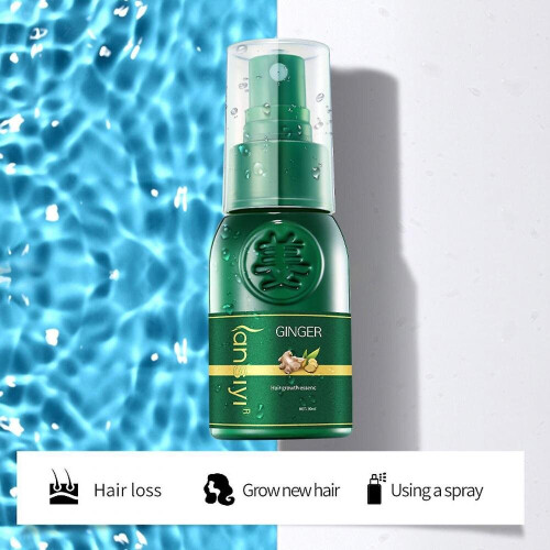 Lansiyi Ginger Hair Care Essential Oil Antiloss Hair Growth Liquid