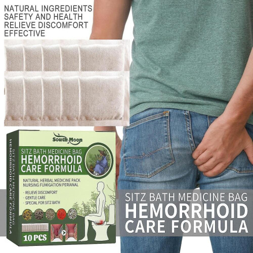 South Moon Perianal Sitz Bath Bag Mugwort Herbal Fumigation Sitz Bath