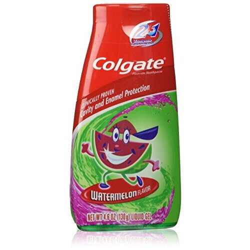 Colgate Colgate Παιδική 2 Σε 1 Οδοντόκρεμα & Στοματικό Διάλυμα, Γεύση Καρπούζι, 4.6 oz (130 g) 2