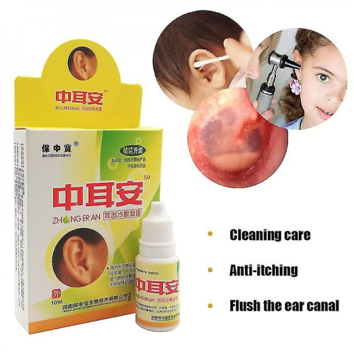 Tib Chinese Herbal Medicine Ear Drops Treat Ear Acute Otitis Ear Tinnitus Deafness Sore Earwax