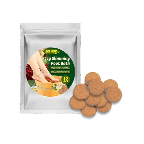 Eelhoe Foot Bath Ginger Sweat Body Sculpting Foot Bath Tablets To