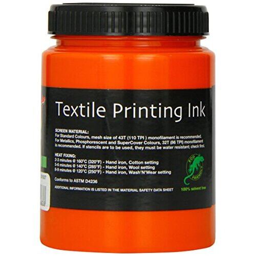 Permaset Aqua 300ml Fabric Printing Ink - Orange 1