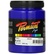 Permaset Aqua 300ml Fabric Printing Ink - Blue