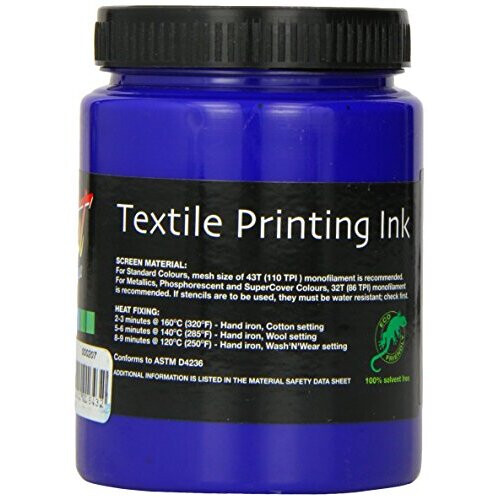 Permaset Aqua 300ml Fabric Printing Ink - Blue 1