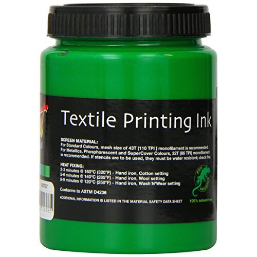 Permaset Aqua 300ml Fabric Printing Ink - Mid Green 1