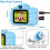 (Bleu) Caméra LCD pour enfants - Mini jouet numérique 2