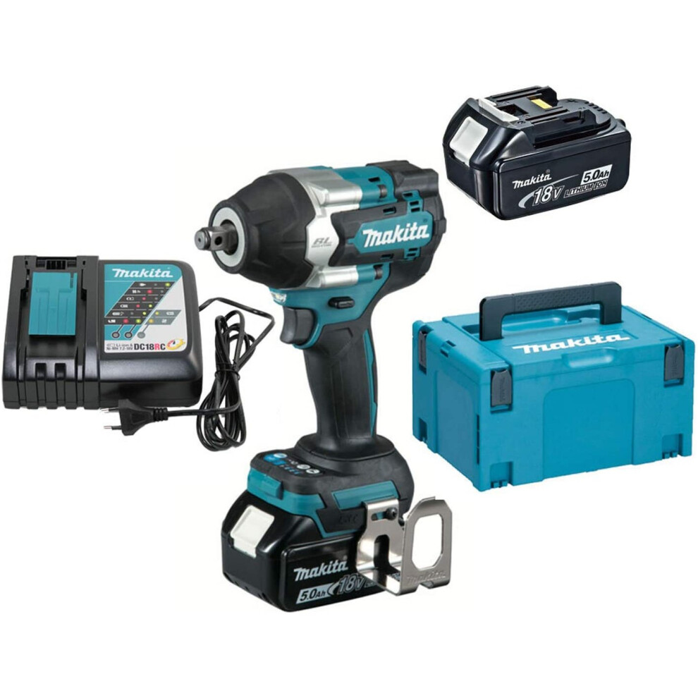 Makita DTW700RTJ Cordless Impact Wrench, 18 V