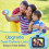 (Bleu) Caméra LCD pour enfants - Mini jouet numérique 8