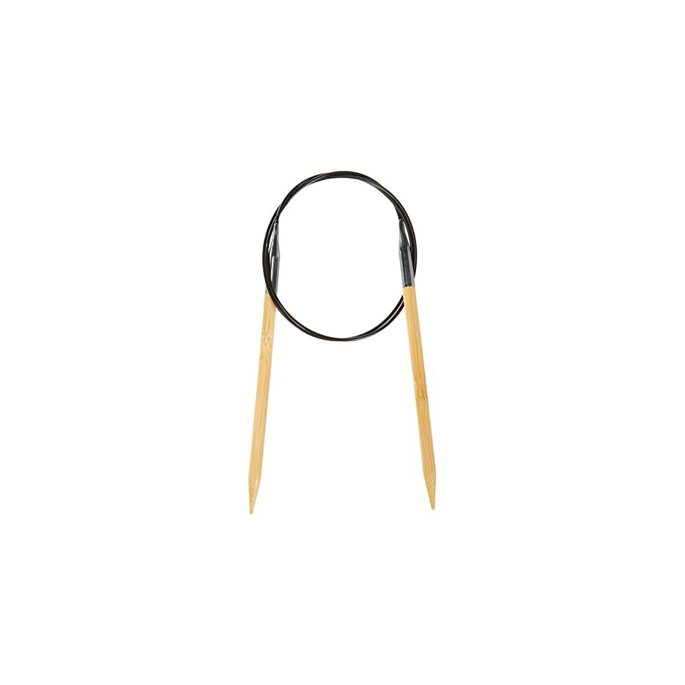 Prym 80 Cm X 6 Mm Circular Knitting Pins, Bamboo