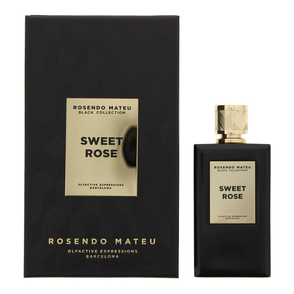 Rosendo Mateu Black Collection Sweet Rose Eau De Parfum 100ml Spray For Him - Image 5