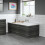 Modern Bathroom 1700mm Front Side Bath Panel 16mm MFC Charcoal Grey Easy Cut 2
