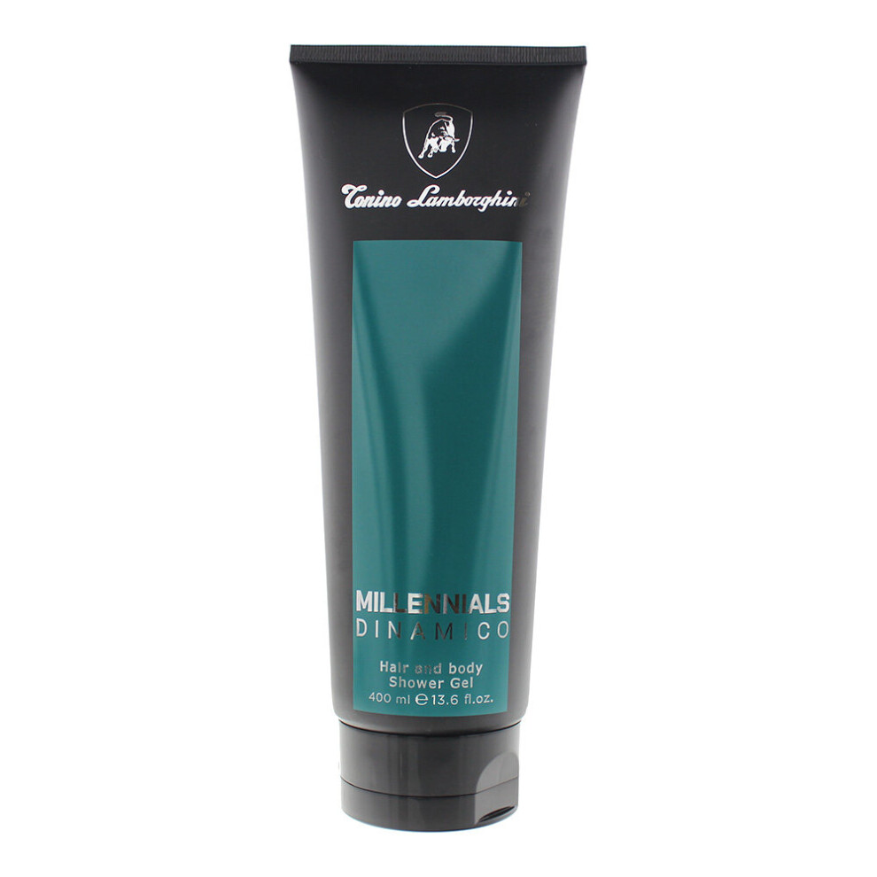 Lamborghini Millennials Dinamico Body Hair And Body Shower Gel 400ml-image-OPC-PB2ZBD8-NEW